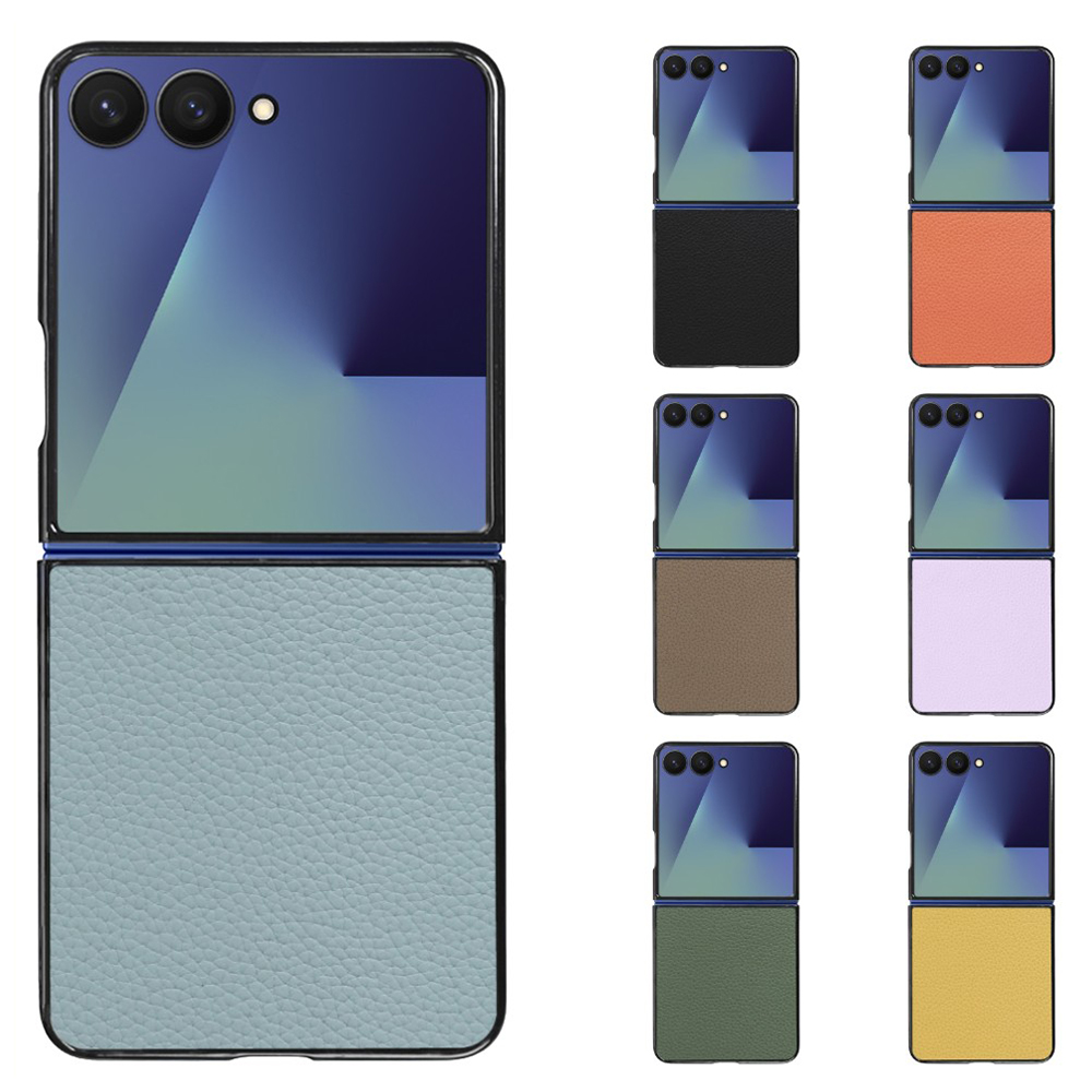 [ LOOF LUXURY-SHELL ] Galaxy Z Flip7  SC-56F スマホケース 背面 ケース カバー ハードケース 本革  [ Galaxy Z Flip7 ]