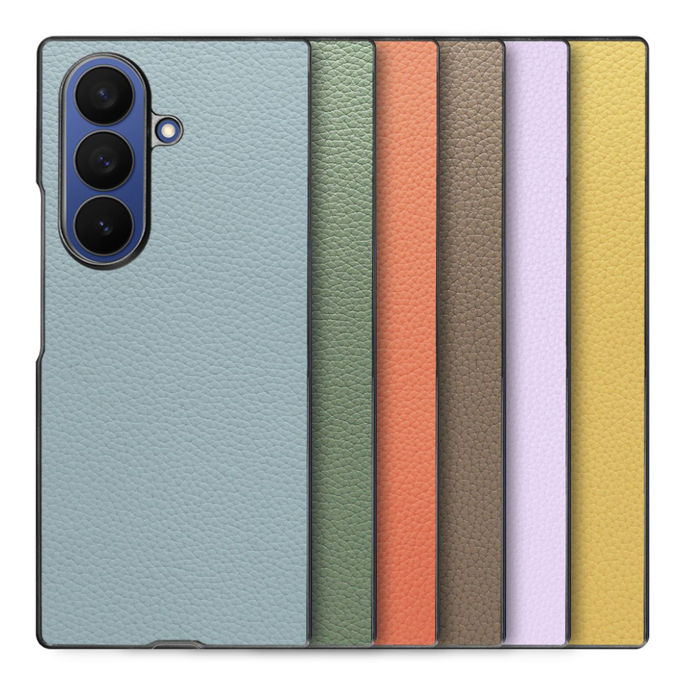 [ LOOF LUXURY-SHELL ] Galaxy Z Fold7 SC-56F スマホケース 本革 薄型 軽量 背面ケース シンプル レザーケース [ Galaxy Z Fold7 ]