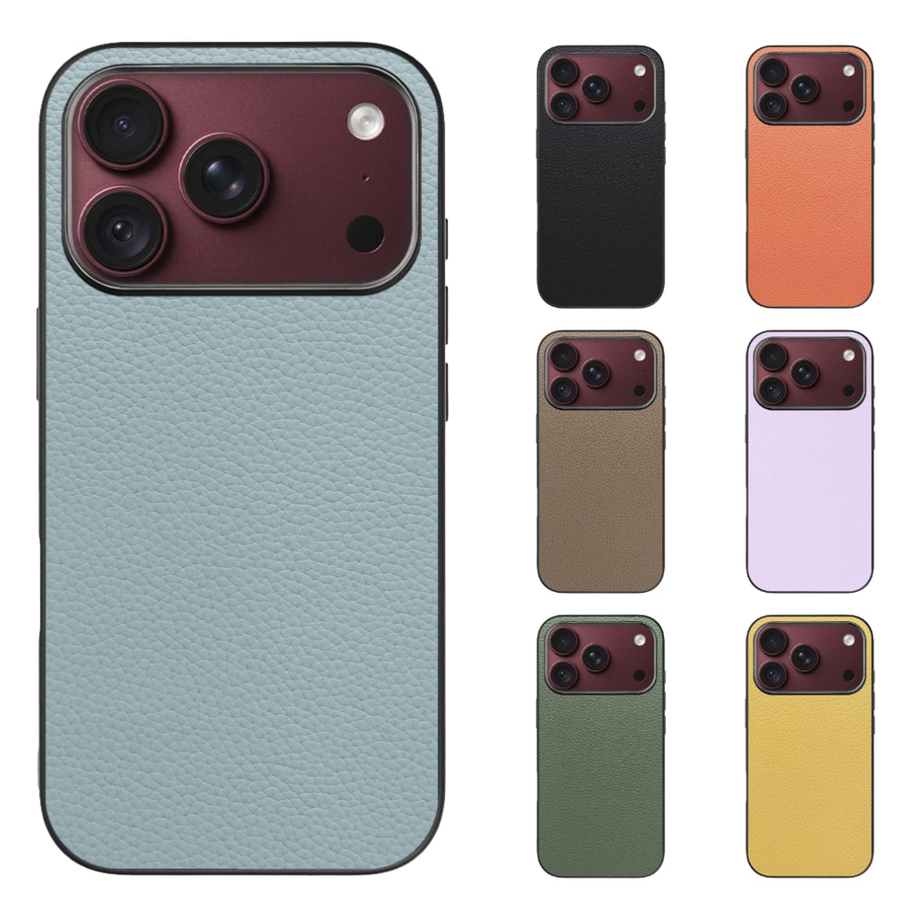 [ LOOF LUXURY-SHELL ] iPhone 18 Pro iPhone18 Pro アイフォン18 プロ スマホケース 背面 ケース カバー ハードケース 本革 ストラップホール [ iPhone 18 Pro ]