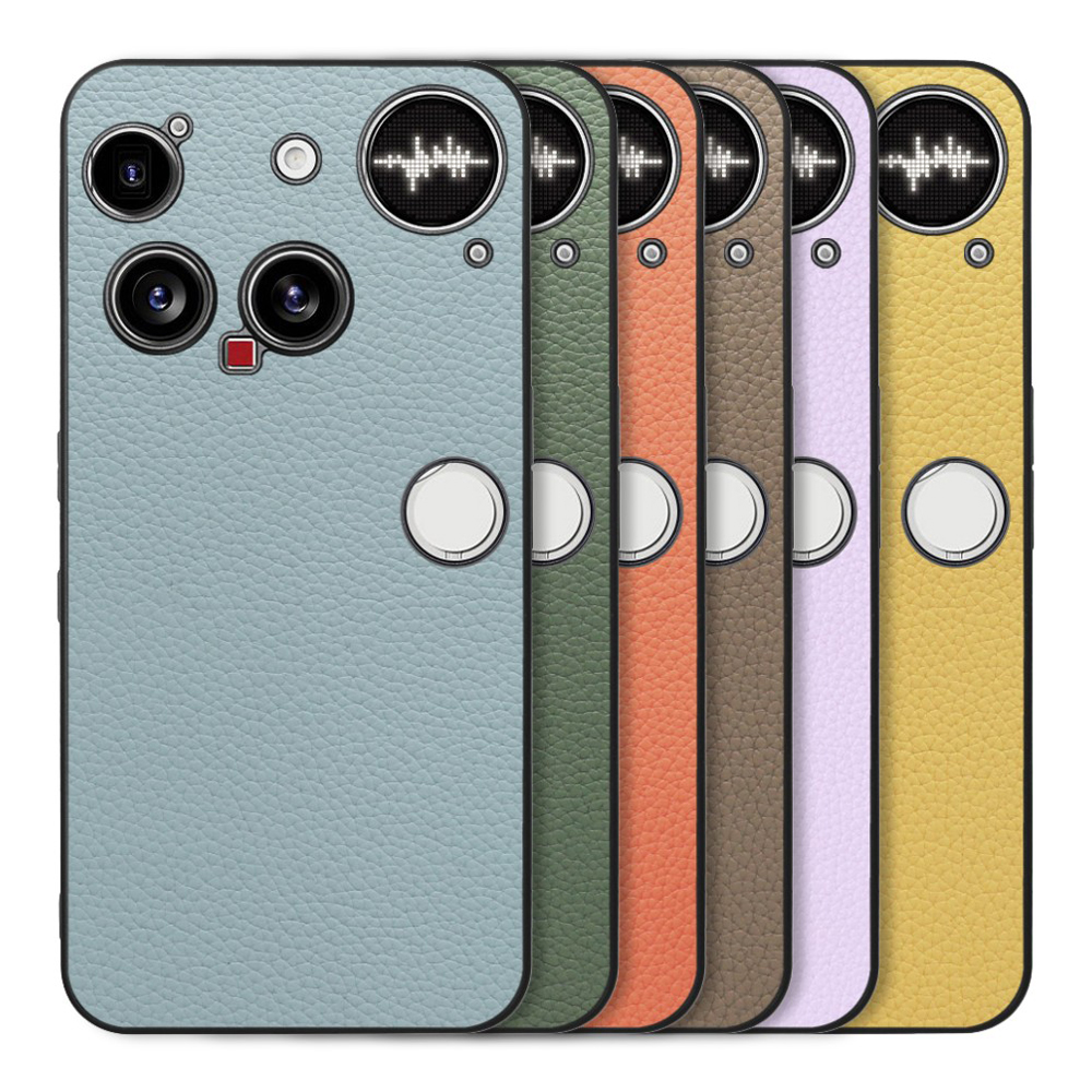 [ LOOF LUXURY-SHELL ] Nothing Phone (3) ナッシングフォンスリー スマホケース 背面 ケース カバー ハードケース 本革 ストラップホール [ Nothing Phone (3) 用 ]