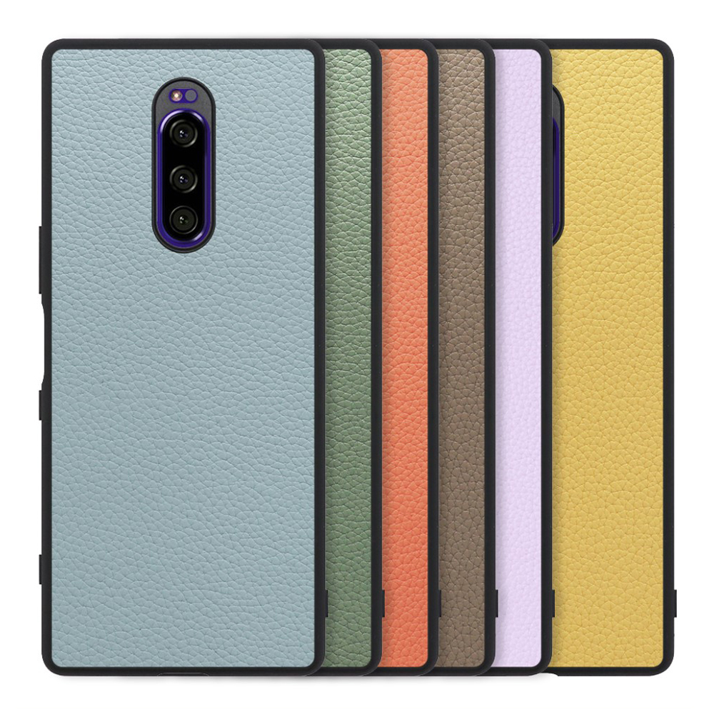 [ LOOF LUXURY-SHELL ] Xperia 1 / 1 Professional Edition xperia1 スマホケース 背面 ケース カバー ハードケース 本革 ストラップホール [ Xperia 1 / 1 Professional Edition ]