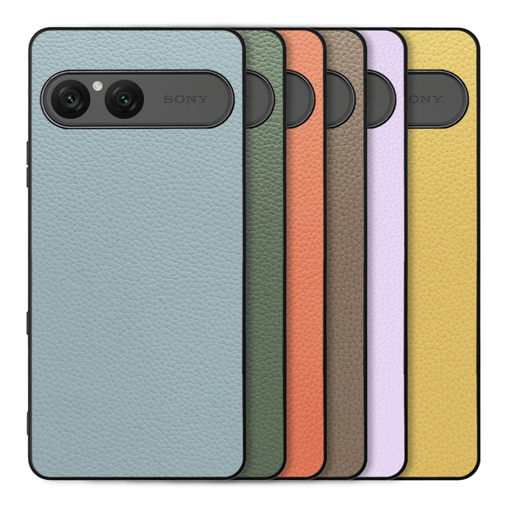 [ LOOF LUXURY-SHELL ] Xperia 10 VII エクスペリア XQ-FE44 スマホケース 背面 ケース カバー ハードケース 本革 ストラップホール [ Xperia 10 VII 用 ]