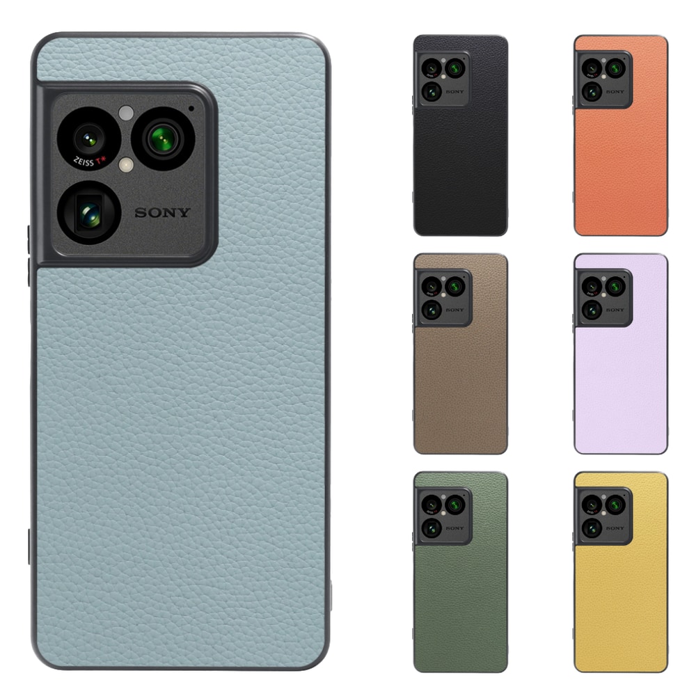 [ LOOF LUXURY-SHELL ] Xperia 1 VIII XQ-GE44 SO-51G スマホケース 背面 ケース カバー ハードケース 本革 ストラップホール [ Xperia 1 VIII ]