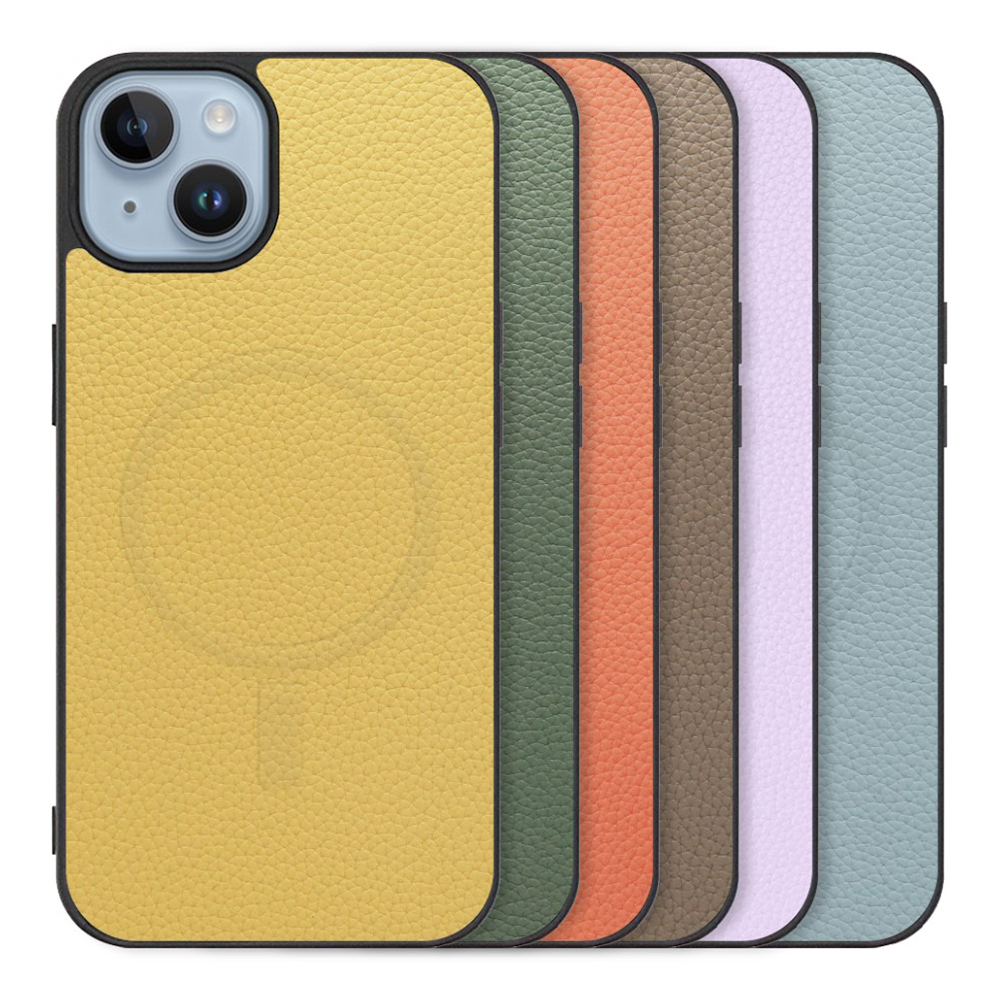 [ LOOF LUXURY-SHELL MagSafe対応 ] iPhone 14 iphone14 スマホケース 背面 ケース カバー ハードケース 本革 ストラップホール [ iPhone 14 ]