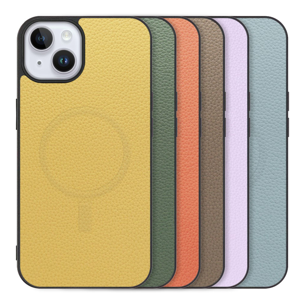 [ LOOF LUXURY-SHELL MagSafe対応 ] iPhone 14 Plus iphone14plus 14plus 14+ プラス スマホケース 背面 ケース カバー ハードケース 本革 ストラップホール [ iPhone 14 Plus ]