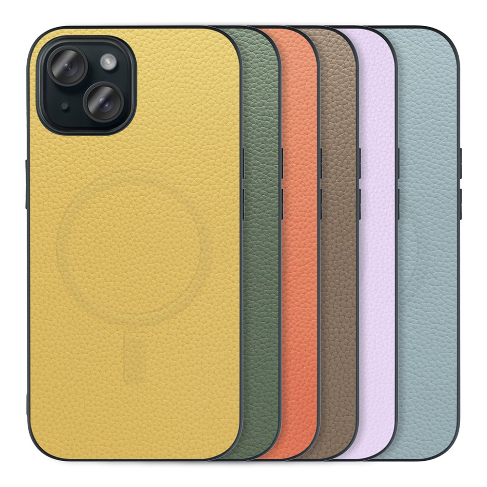 [ LOOF LUXURY-SHELL MagSafe対応 ] iPhone 15 iPhone15 アイフォン15 iPhone 15 アイフォン 15 スマホケース 背面 ケース カバー ハードケース 本革 ストラップホール [ iPhone 15 ]
