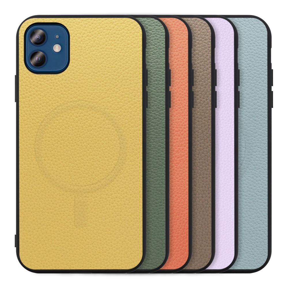[ LOOF LUXURY-SHELL MagSafe対応 ] iPhone 12 / 12 Pro iphone12 iphone12pro 12pro 12プロ スマホケース 背面 ケース カバー ハードケース 本革 ストラップホール [ iPhone 12 / 12 Pro ]