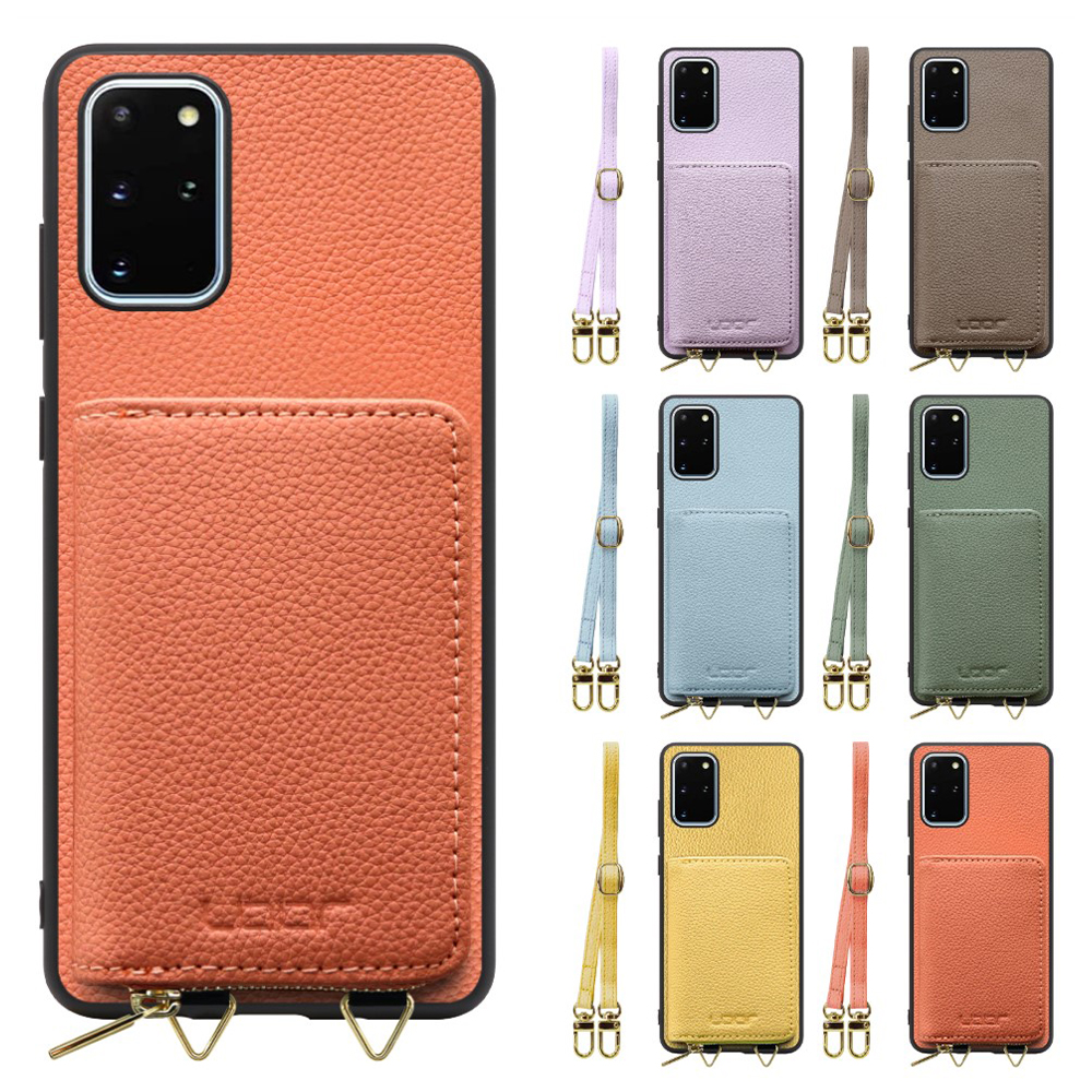 [ LOOF LUXURY-SHELL POUCH ] Galaxy S20+ 5G / SC-52A / SCG02 s20plus S20 plus s20プラス s20+5g s20plus5g ケース ショルダー スマホショルダー 背面 収納 ポーチ付き カバー スマホケース ストラップ 本革 [ Galaxy S20+ 5G ]