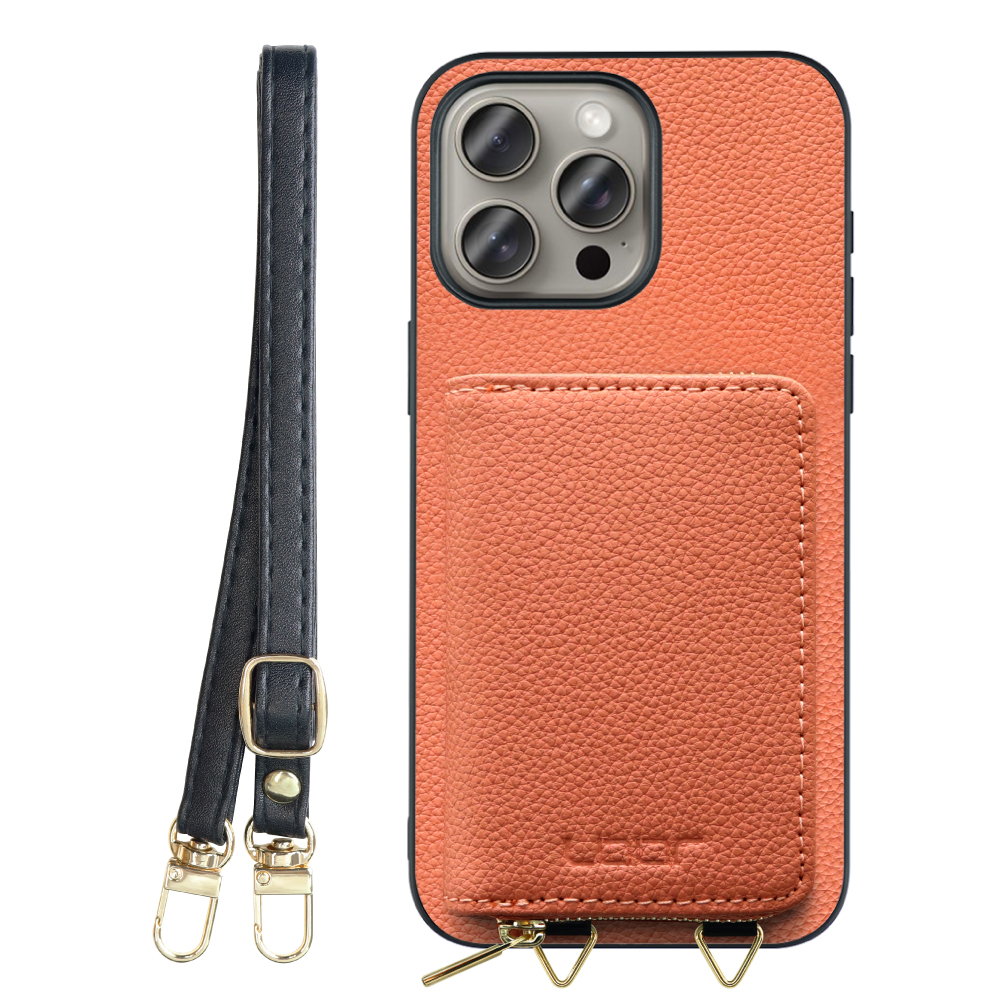 LooCo Official Shop / [ LOOF LUXURY-SHELL POUCH ] iPhone 15 Pro