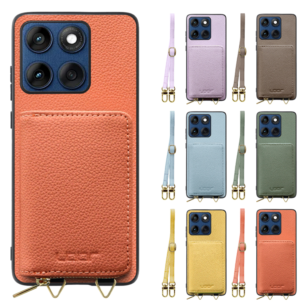 [ LOOF LUXURY-SHELL POUCH ] motorola edge 60 モトローラ XT2507-3 XT2507-6 ケース ショルダー スマホショルダー 背面 収納 ポーチ付き カバー スマホケース ストラップ 本革 [ motorola edge 60 ]