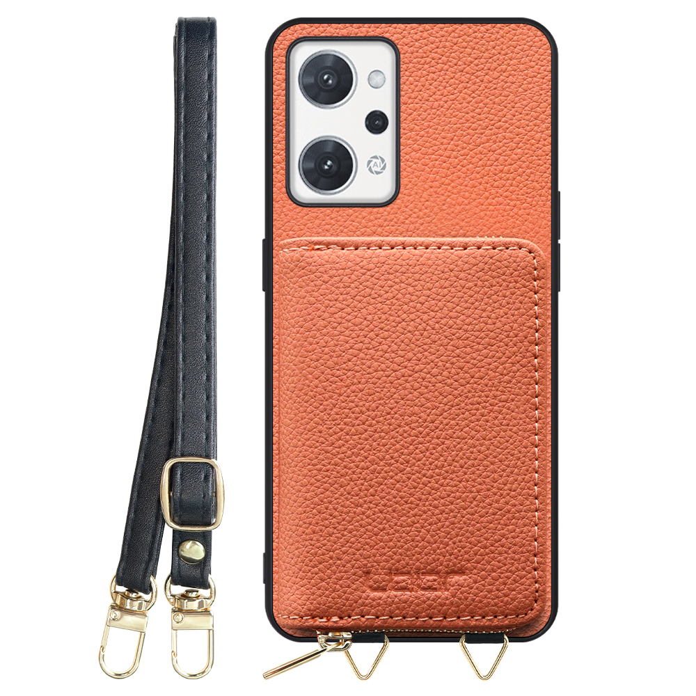 [ LOOF LUXURY-SHELL POUCH ] OPPO Reno7 A / Reno9 A OPG04 / CPH2523 reno7a reno 7a reno9a reno 9a ケース ショルダー スマホショルダー 背面 収納 ポーチ付き カバー スマホケース ストラップ 本革 [ OPPO Reno7 A / Reno9 A ]