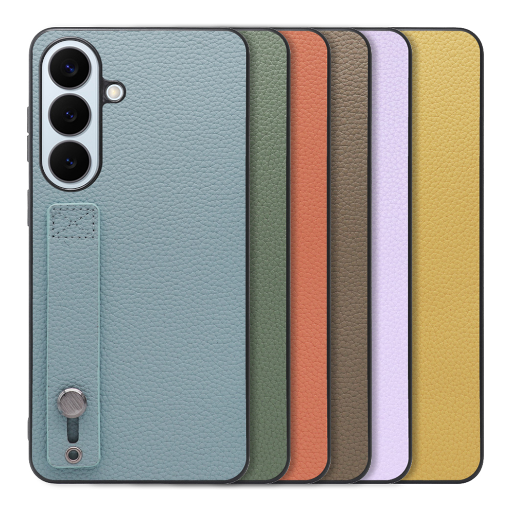 [ LOOF HOLD-SHELL ] Galaxy S26+ Samsung SC-52G スマホケース 背面 ケース カバー ハードケース 背面ベルト 本革 ストラップホール [ Galaxy S26+ ]