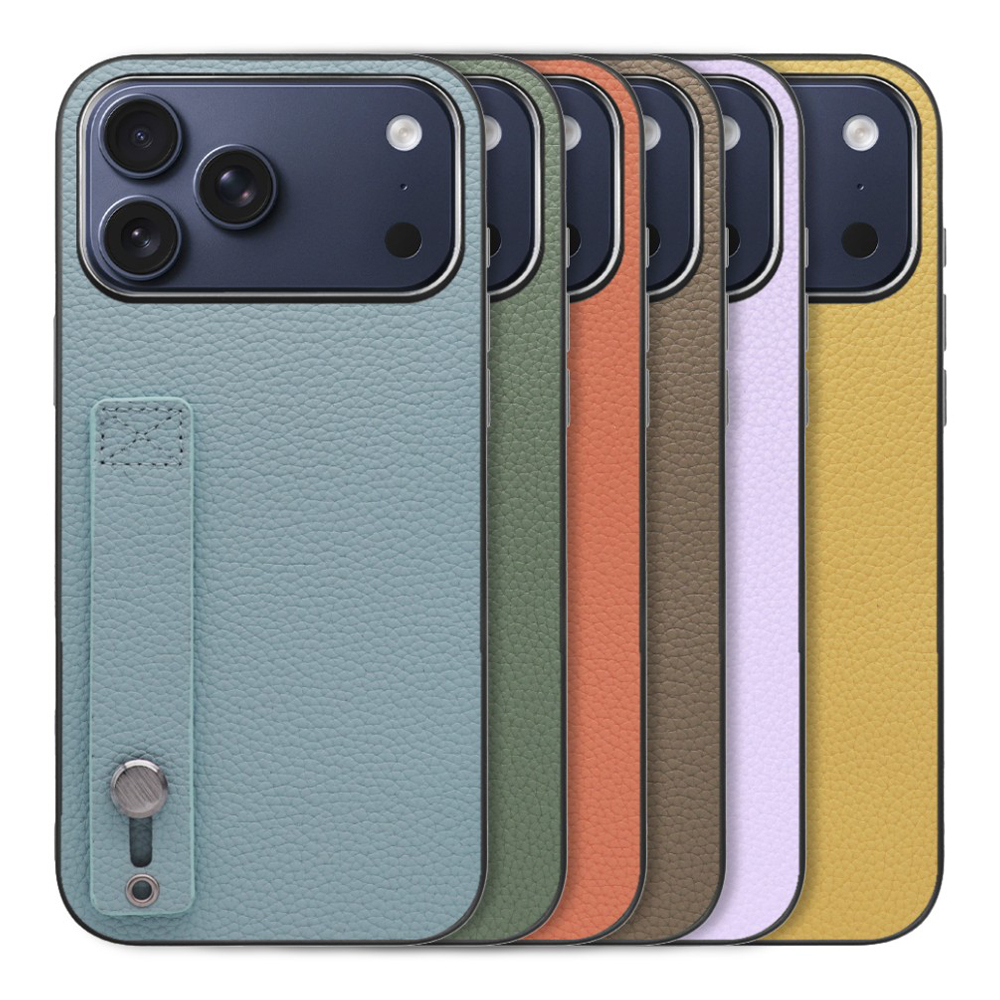 [ LOOF HOLD-SHELL ] iPhone 17 Pro Max iPhone17 Pro Max アイフォン17 プロ マックス スマホケース 背面 ケース カバー ハードケース 背面ベルト 本革 ストラップホール [ iPhone 17 Pro Max 用 ]