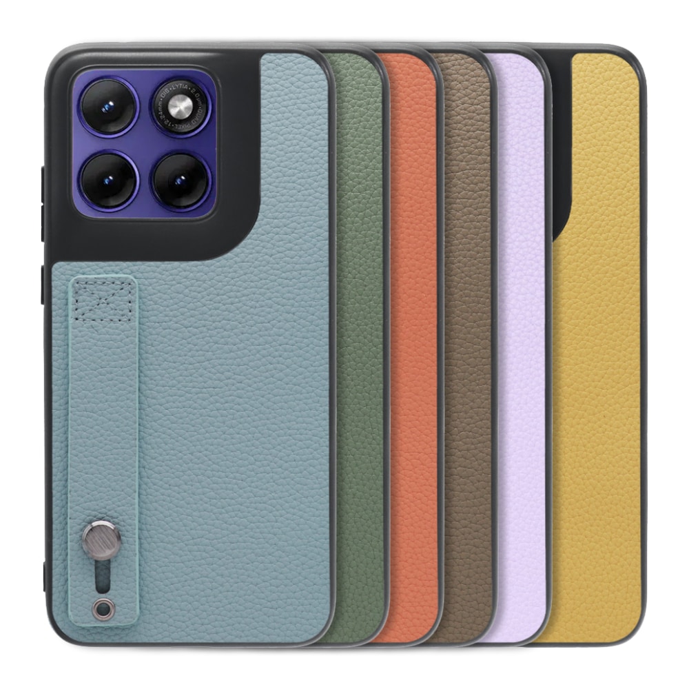 [ LOOF HOLD-SHELL ] motorola edge 70 fusion  スマホケース 背面 ケース カバー ハードケース 背面ベルト 本革 ストラップホール [ motorola edge 70 fusion ]