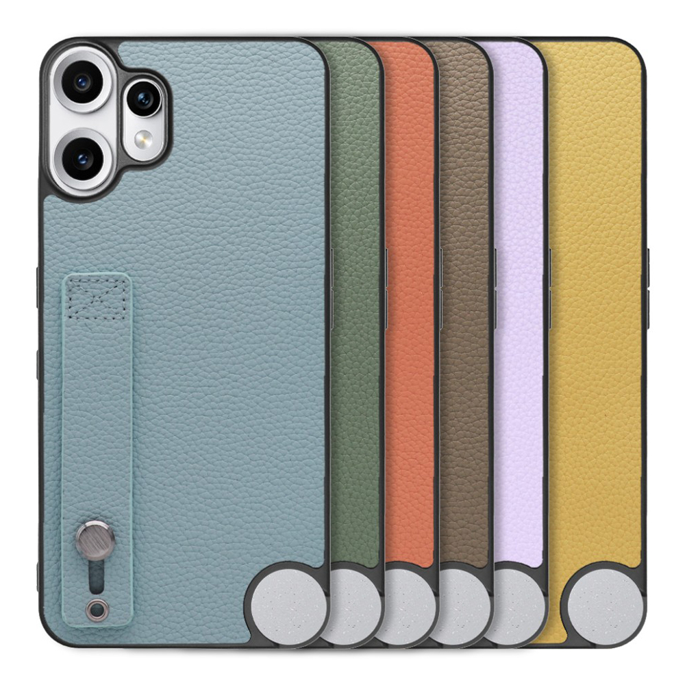 [ LOOF HOLD-SHELL ] CMF Phone 2 Pro Nothing  スマホケース 背面 ケース カバー ハードケース 背面ベルト 本革 ストラップホール [ CMF Phone 2 Pro ]