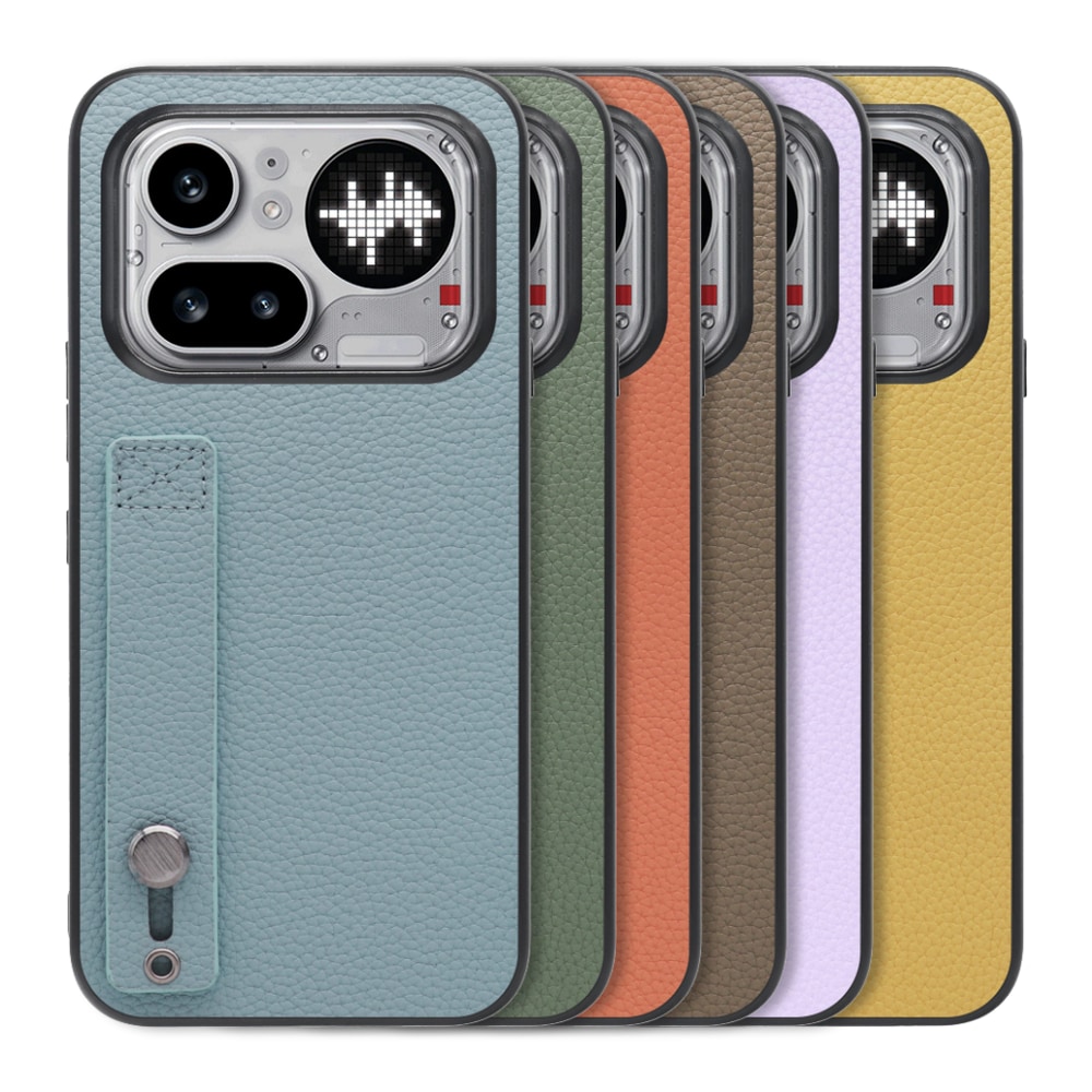 [ LOOF HOLD-SHELL ] Nothing Phone (4a) Pro A069P スマホケース 背面 ケース カバー ハードケース 背面ベルト 本革 ストラップホール [ Nothing Phone (4a) Pro ]