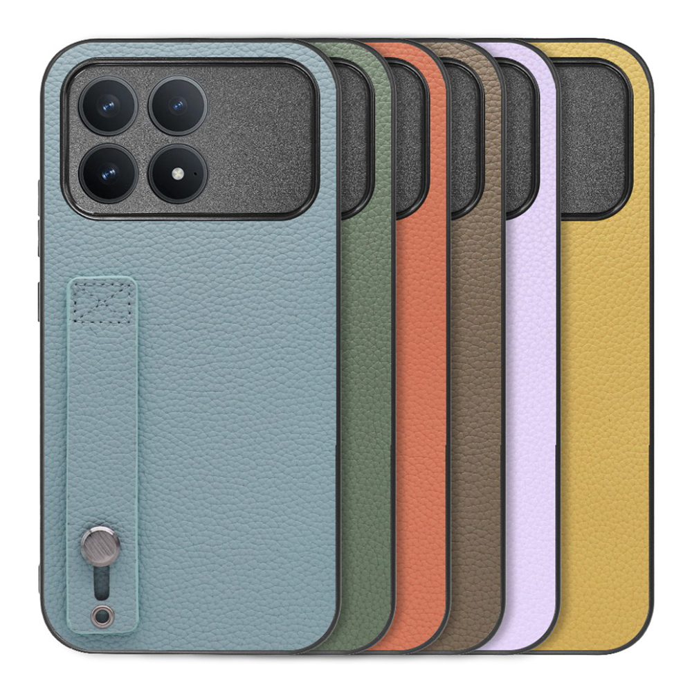 [ LOOF HOLD-SHELL ] POCO F8 Pro Xiaomi スマホケース 背面 ケース カバー ハードケース 背面ベルト 本革 ストラップホール [ POCO F8 Pro ]