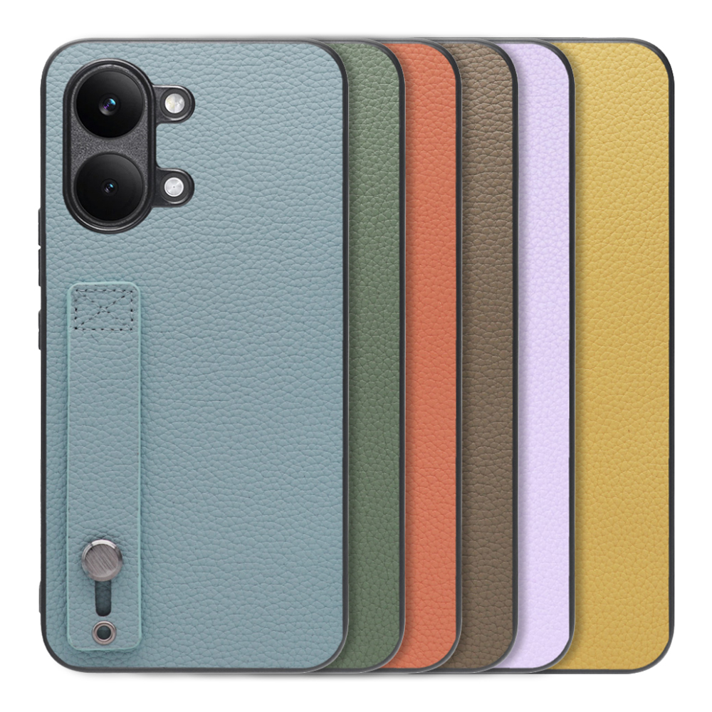 [ LOOF HOLD-SHELL ] POCO X8 Pro Max Xiaomi シャオミ スマホケース 背面 ケース カバー ハードケース 背面ベルト 本革 ストラップホール [ POCO X8 Pro Max ]