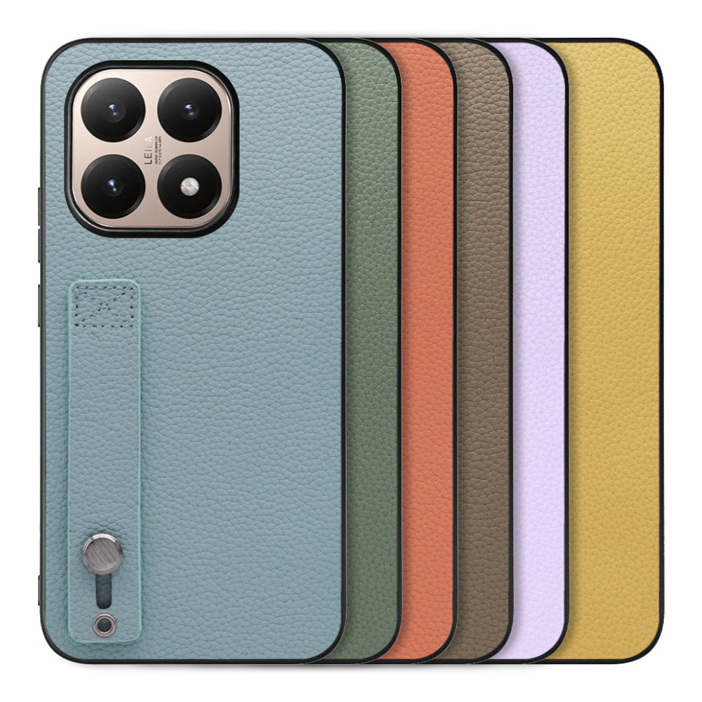 [ LOOF HOLD-SHELL ] Xiaomi 15T シャオミ 15T スマホケース 背面 ケース カバー ハードケース 背面ベルト 本革 ストラップホール [ Xiaomi 15T ]