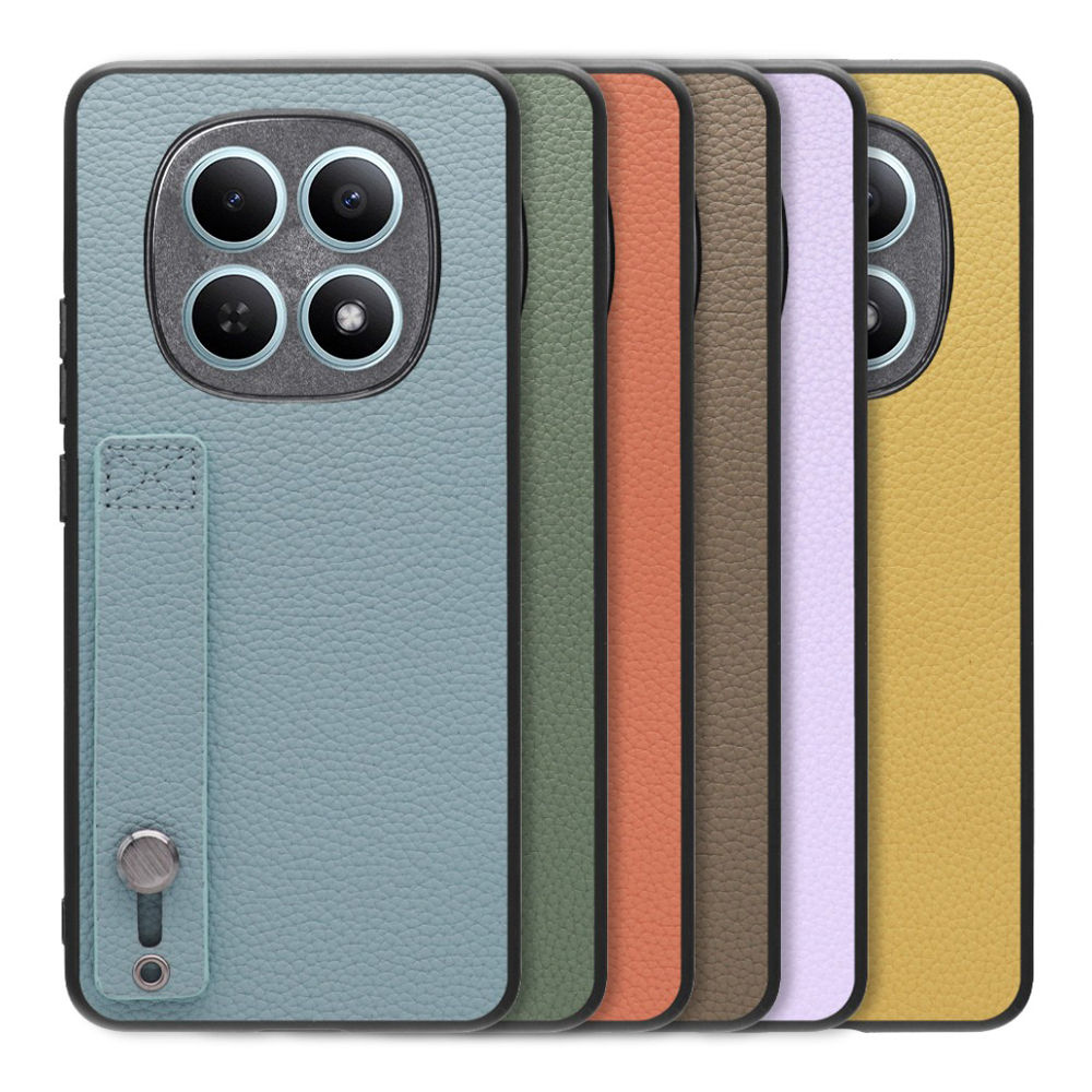 [ LOOF HOLD-SHELL ] POCO M8 5G Xiaomi 25118PC98G スマホケース 背面 ケース カバー ハードケース 背面ベルト 本革 ストラップホール [ POCO M8 5G ]