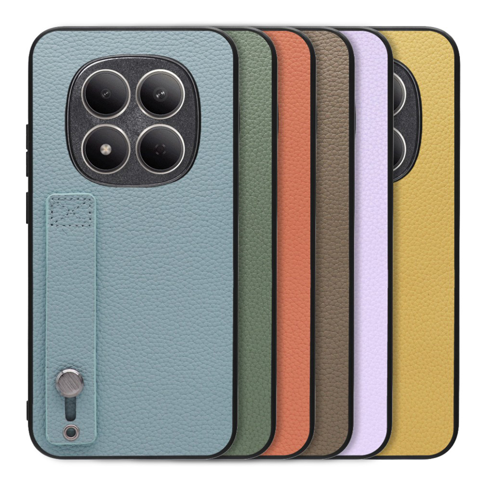 [ LOOF HOLD-SHELL ] REDMI Note 15 Pro 5G Xiaomi スマホケース 背面 ケース カバー ハードケース 背面ベルト 本革 ストラップホール [ REDMI Note 15 Pro 5G ]