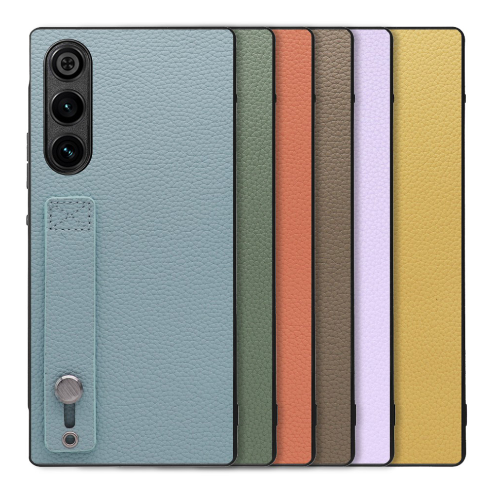 [ LOOF HOLD-SHELL ] REDMAGIC 10 Air nubia スマホケース 背面 ケース カバー ハードケース 背面ベルト 本革 ストラップホール [ REDMAGIC 10 Air ]