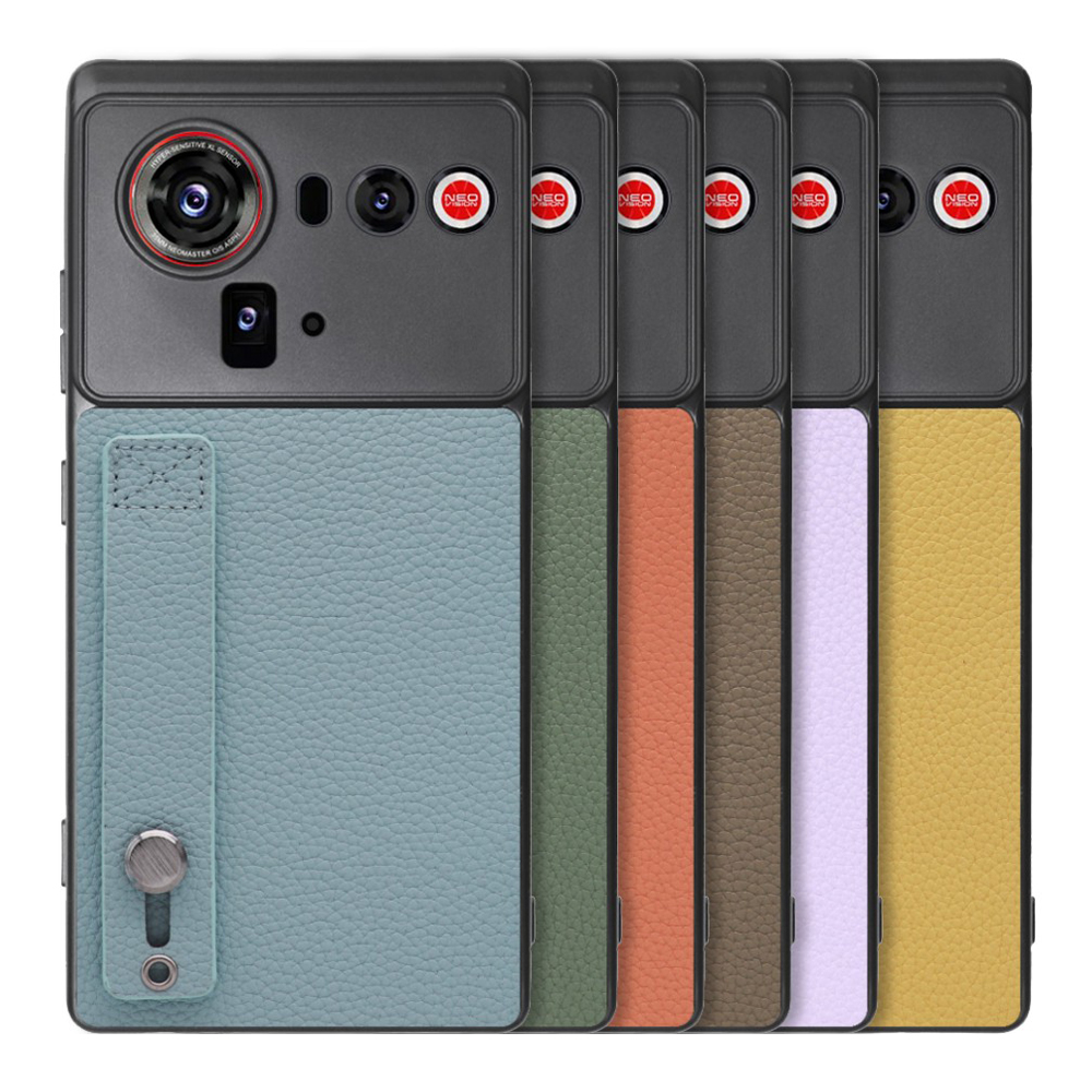 [ LOOF HOLD-SHELL ] nubia Z80 Ultra NX741J スマホケース 背面 ケース カバー ハードケース 背面ベルト 本革 ストラップホール [ nubia Z80 Ultra ]