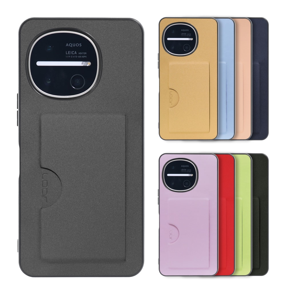 [ LOOF SKIN SLIM-SLOT ] AQUOS R11 SH-51G SH-M35 スマホケース 背面 ケース カバー ハードケース ストラップホール [ AQUOS R11 ]
