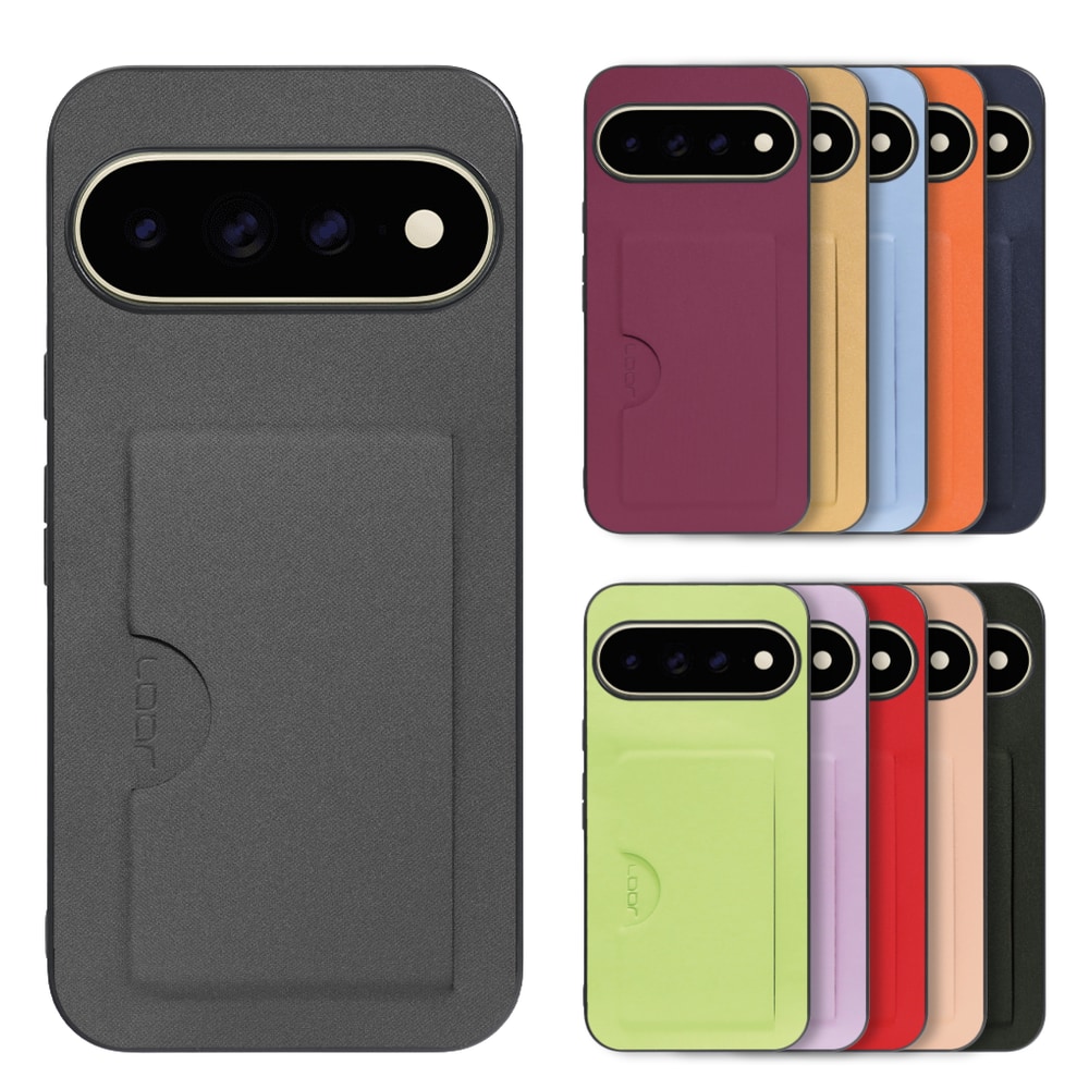[ LOOF SKIN SLIM-SLOT ] Google Pixel 11 Pro XL  スマホケース 背面 ケース カバー ハードケース カード収納 PUレザー ストラップホール [ Google Pixel 11 Pro XL ]
