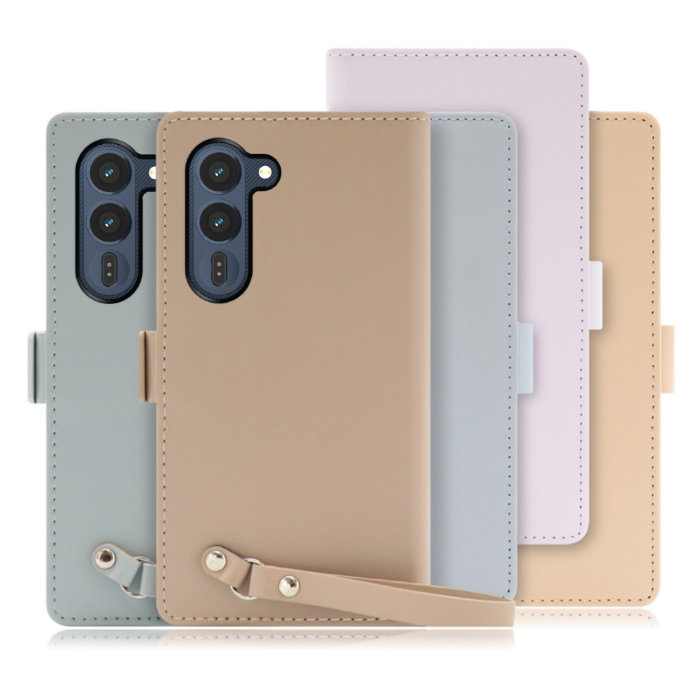 [ LOOF MACARON ] arrows Alpha2 F-51G スマホケース ケース カバー 手帳型ケース カード収納 ストラップ ベルト付き マグネット付き 本革 [ arrows Alpha2 ]