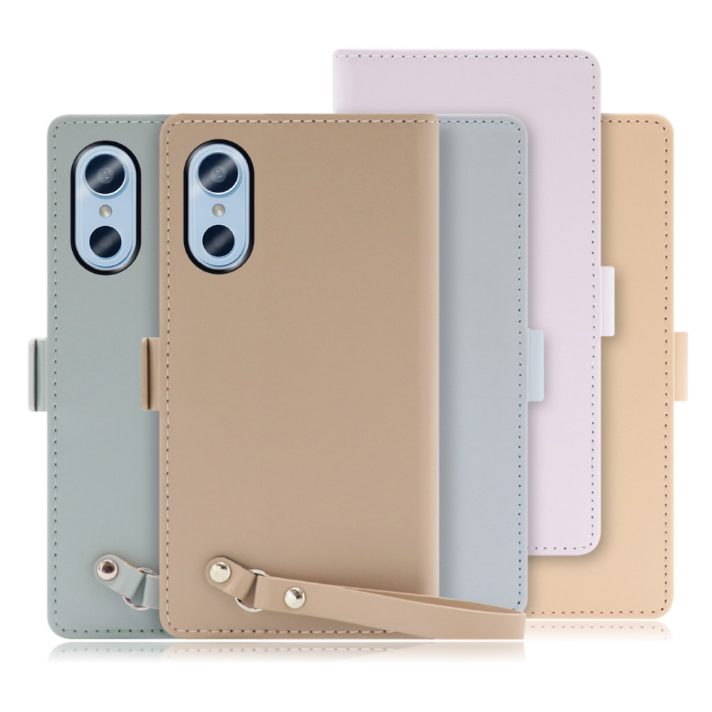 [ LOOF MACARON ] arrows We3 F-52G スマホケース ケース カバー 手帳型ケース カード収納 ストラップ ベルト付き マグネット付き 本革 [ arrows We3 ]