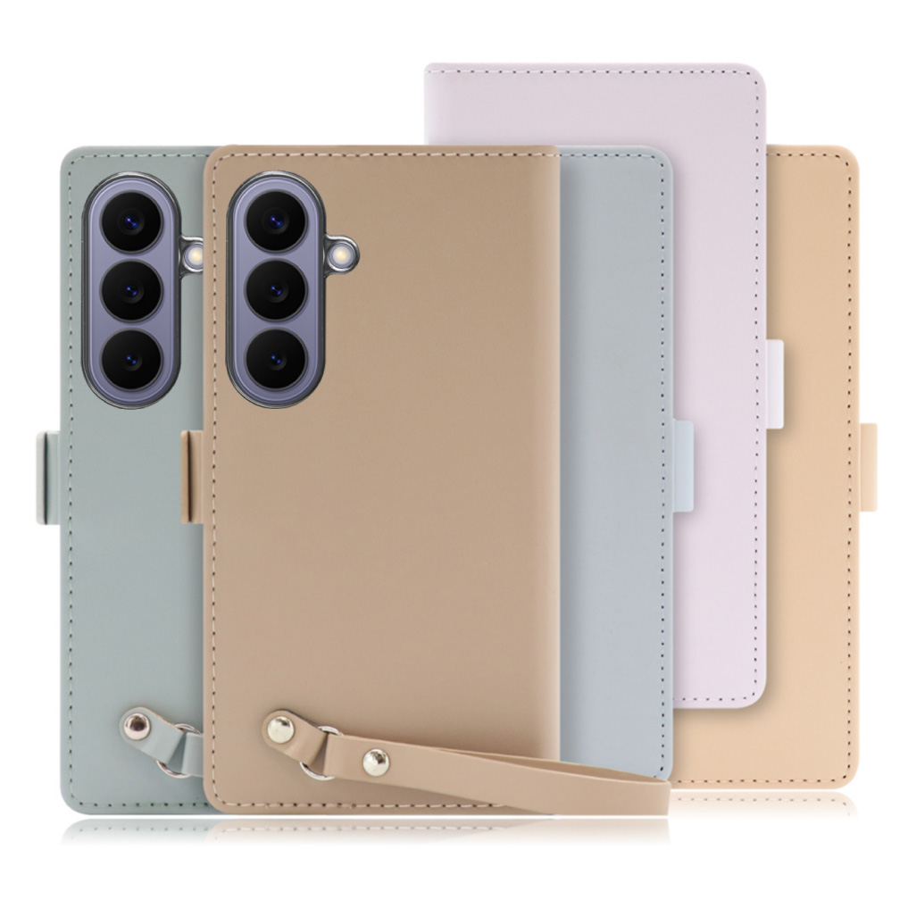 [ LOOF MACARON ] Galaxy S26 Samsung SC-51G スマホケース ケース カバー 手帳型ケース カード収納 ストラップ ベルト付き マグネット付き 本革 [ Galaxy S26 ]