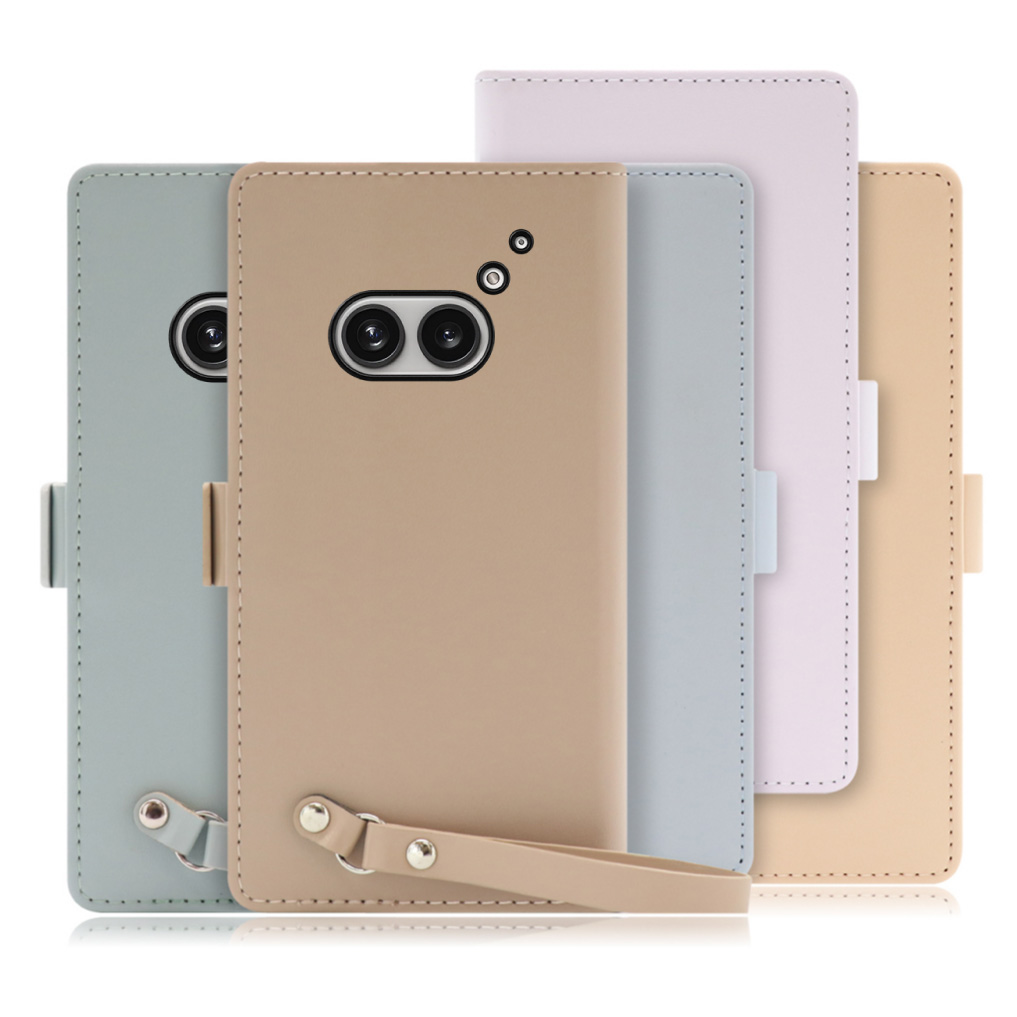 [ LOOF MACARON ] Nothing Phone (2a)  スマホケース ケース カバー 手帳型ケース カード収納 ストラップ ベルト付き マグネット付き 本革 [ Nothing Phone (2a) ]