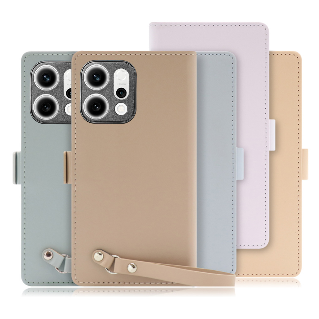 [ LOOF MACARON ] OPPO Reno14 5G  スマホケース ケース カバー 手帳型ケース カード収納 ストラップ ベルト付き マグネット付き 本革 [ OPPO Reno14 5G ]