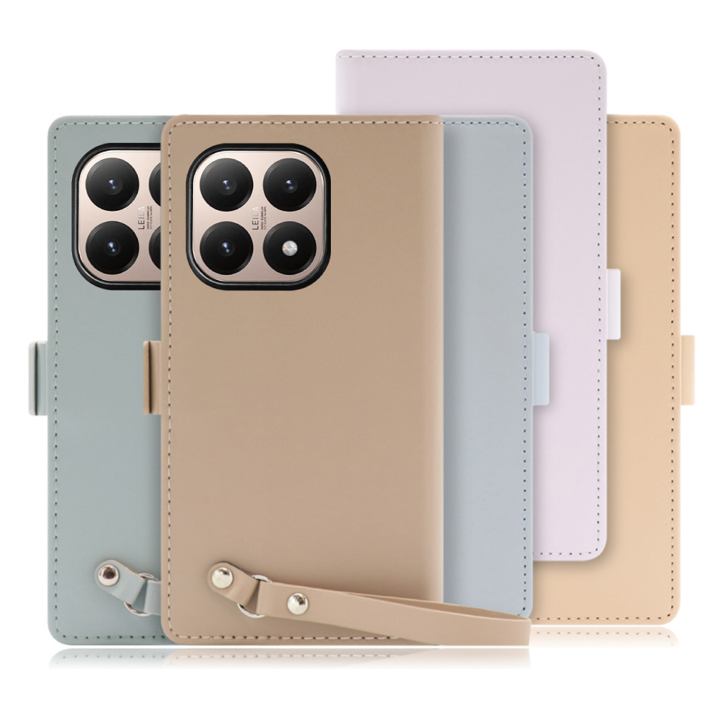 [ LOOF MACARON ] Xiaomi 15T シャオミ 15T スマホケース ケース カバー 手帳型ケース カード収納 ストラップ ベルト付き マグネット付き 本革 [ Xiaomi 15T ]