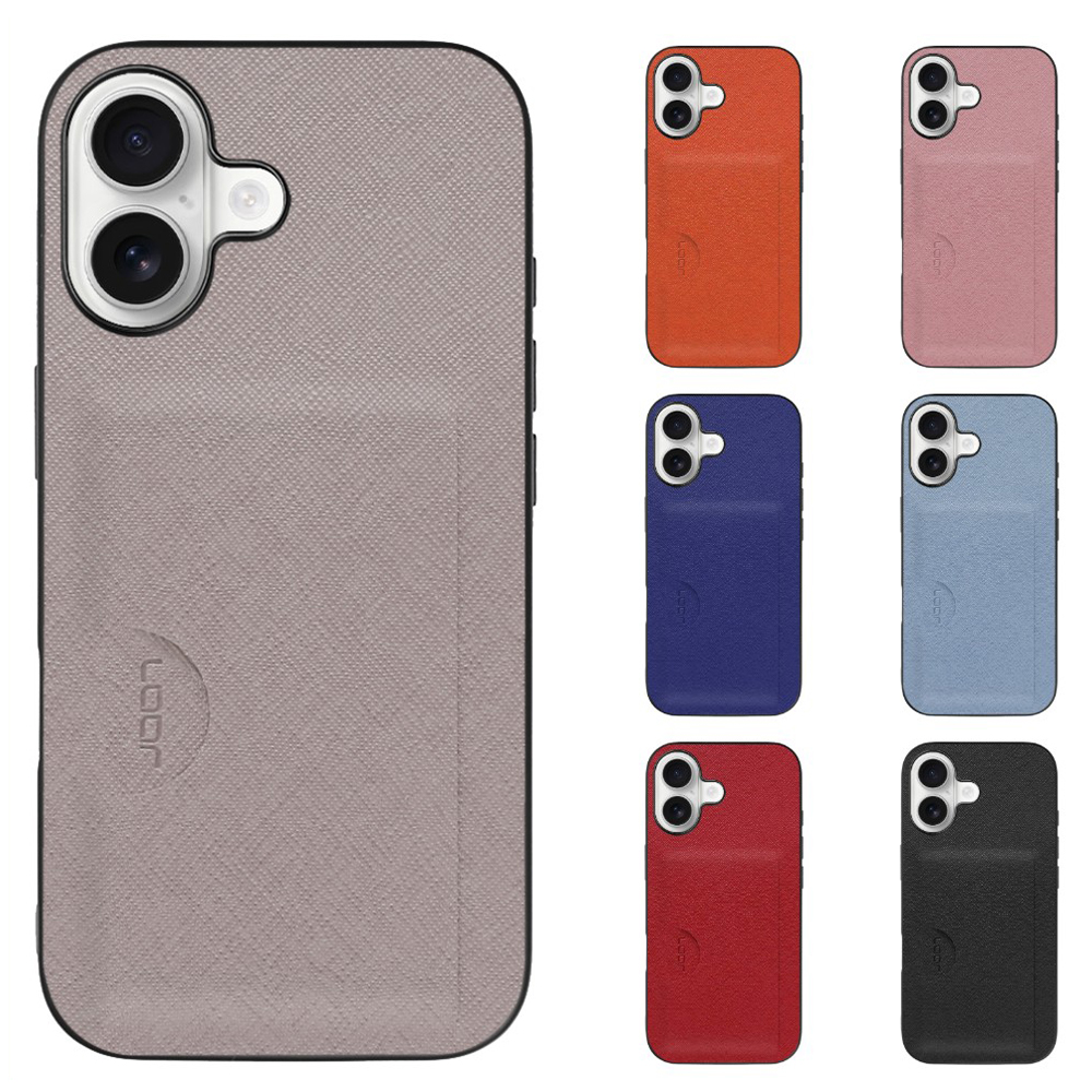 [ LOOF CASUAL-SLOT ] iPhone 17 iPhone17 アイフォン17 iPhone 17 アイフォン 17 スマホケース 背面 カード入れ カードポケット ケース カバー ハードケース カード収納 ストラップホール [ iPhone 17 用 ]