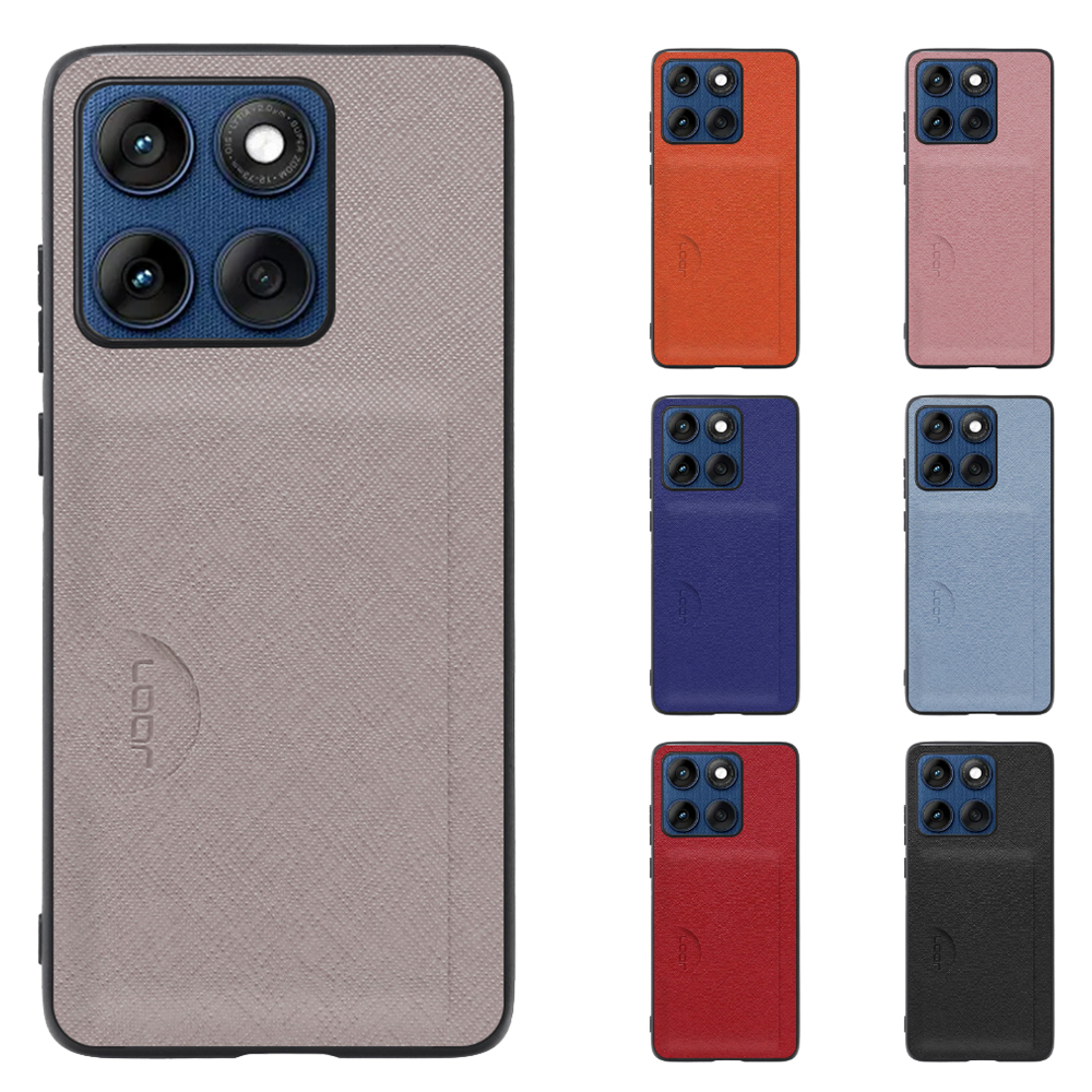 [ LOOF CASUAL-SLOT ] motorola edge 60 モトローラ XT2507-3 XT2507-6 スマホケース 背面 カード入れ カードポケット ケース カバー ハードケース カード収納 ストラップホール [ motorola edge 60 ]