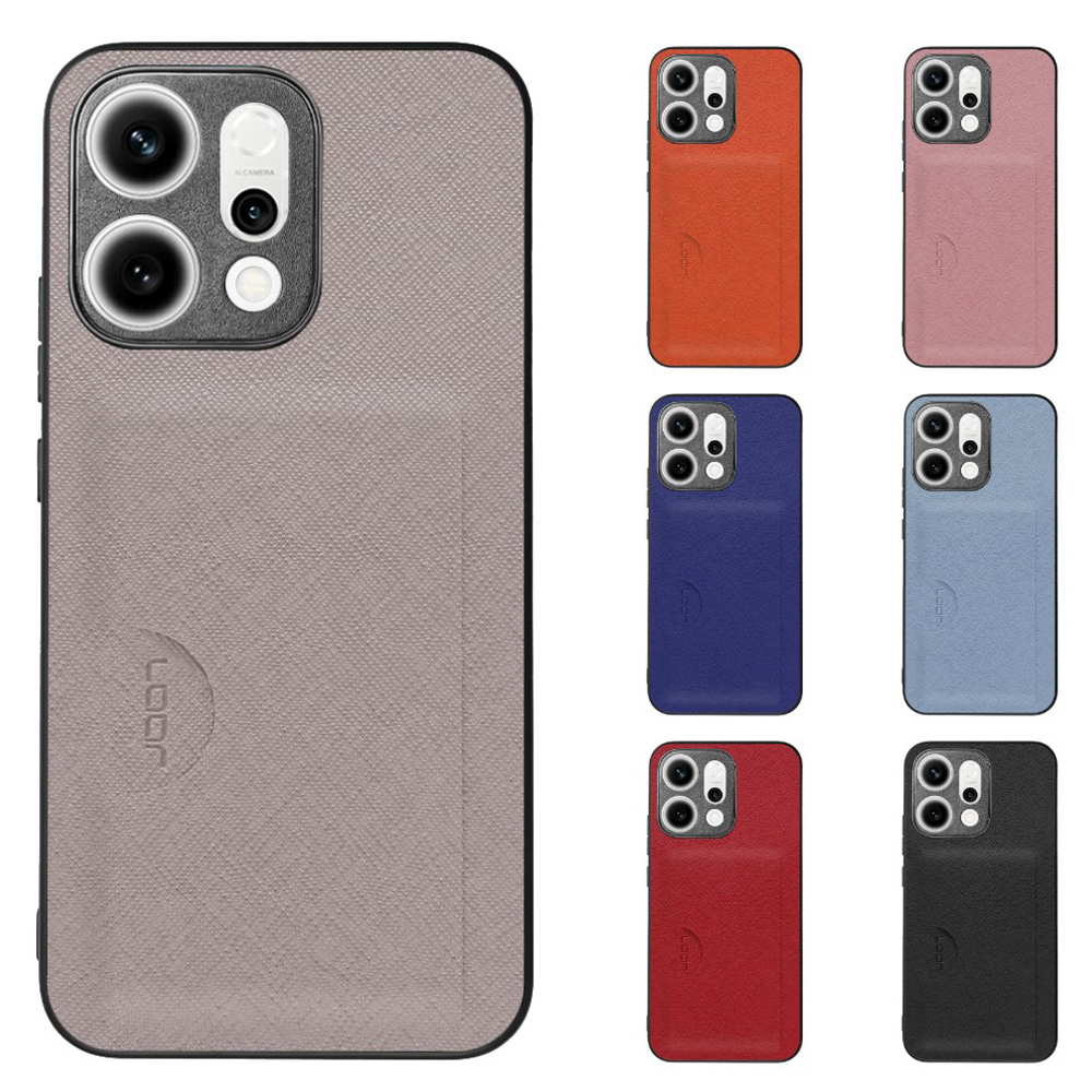 [ LOOF CASUAL-SLOT ] OPPO Reno14 5G  スマホケース 背面 カード入れ カードポケット ケース カバー ハードケース カード収納 ストラップホール [ OPPO Reno14 5G ]