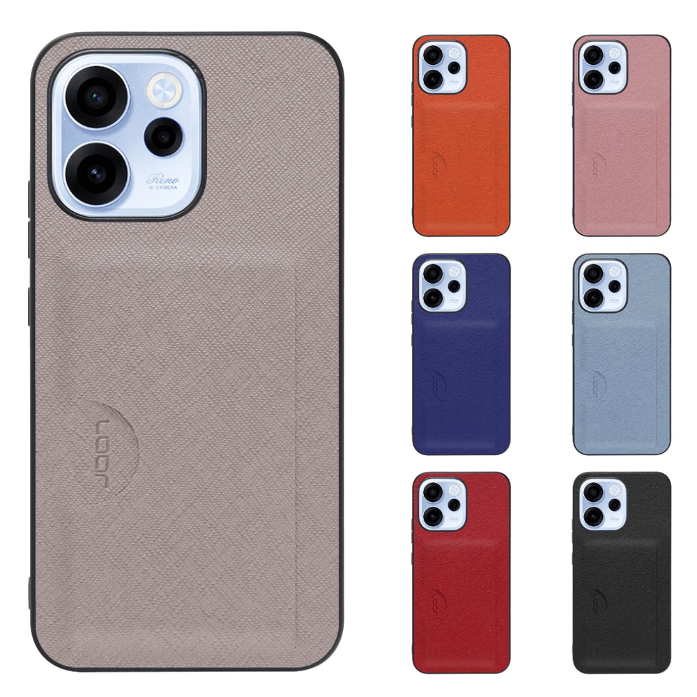 [ LOOF CASUAL-SLOT ] OPPO Reno15 A CPH2801 A601OP スマホケース 背面 カード入れ カードポケット ケース カバー ハードケース カード収納 ストラップホール [ OPPO Reno15 A ]