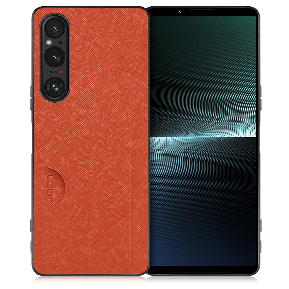 LooCo Official Shop LOOF CASUAL-SLOT Xperia V 1V xperia1V スマホケース 背面  ケース カバー ハードケース 本革 カード収納 ストラップホール Xperia V