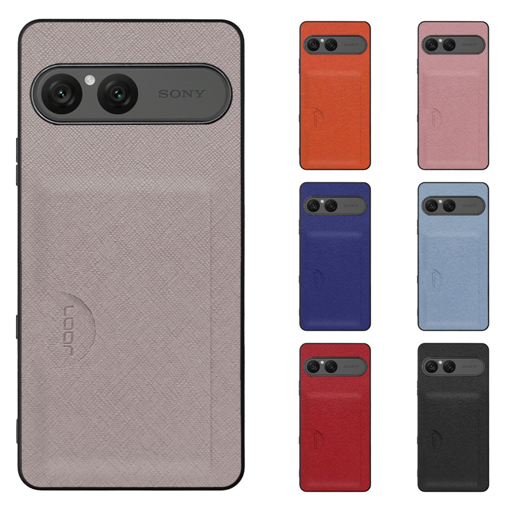 [ LOOF CASUAL-SLOT ] Xperia 10 VII エクスペリア XQ-FE44 スマホケース 背面 カード入れ カードポケット ケース カバー ハードケース カード収納 ストラップホール [ Xperia 10 VII 用 ]