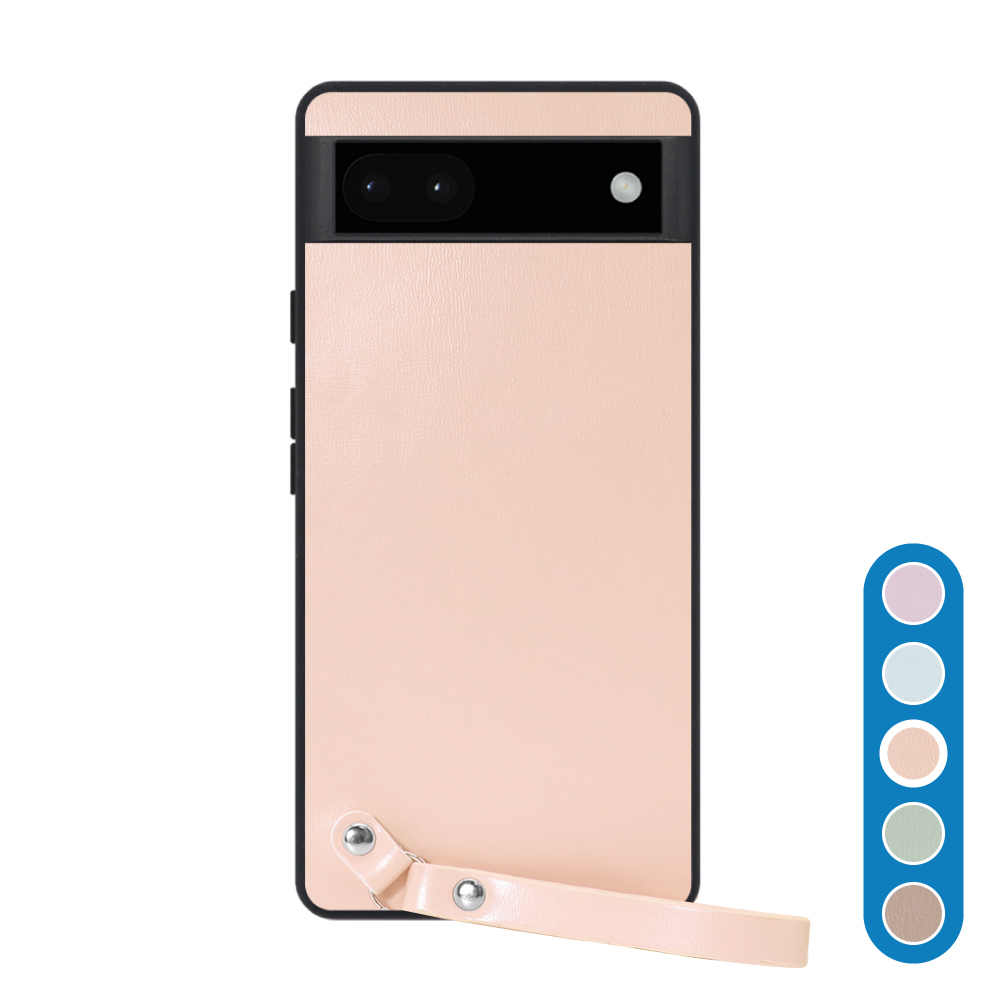 [ LOOF MACARON-SHELL ] Google Pixel 6a googlepixel6a pixel6a スマホケース 背面 ケース カバー ハードケース ストラップ付き 本革 ストラップホール [ Google Pixel 6a ]