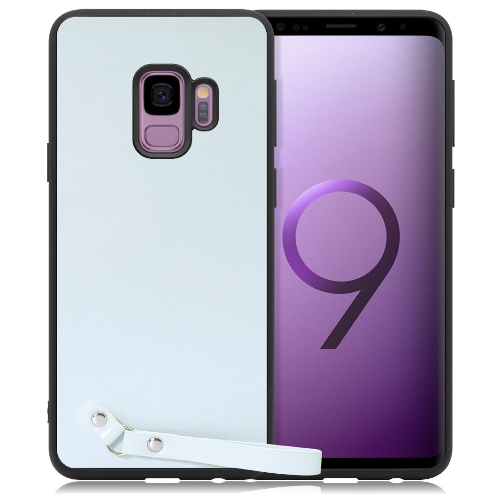 [ LOOF MACARON-SHELL ] Galaxy S9 SC-02K / SCV38 galaxys9 スマホケース 背面 ケース カバー ハードケース ストラップ付き 本革 ストラップホール [ Galaxy S9 ]