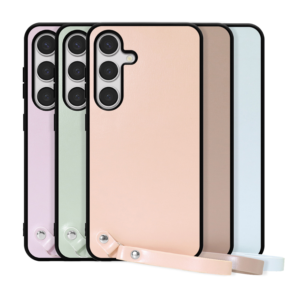 [ LOOF MACARON-SHELL ] Galaxy S24 s24 スマホケース 背面 ケース カバー ハードケース ストラップ付き 本革 ストラップホール [ Galaxy S24 ]