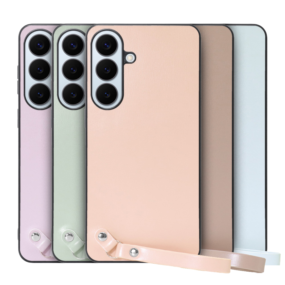 [ LOOF MACARON-SHELL ] Galaxy S26+ Samsung SC-52G スマホケース 背面 ケース カバー ハードケース ストラップ付き 本革 ストラップホール [ Galaxy S26+ ]