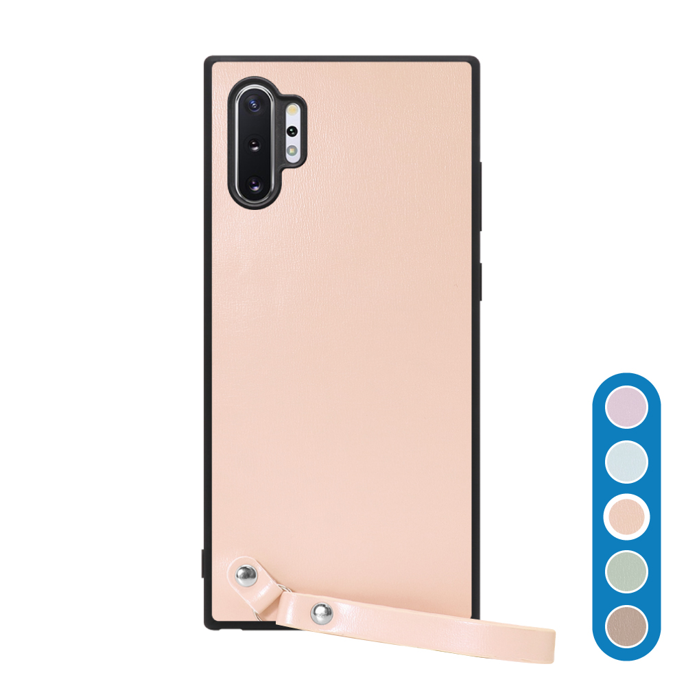 [ LOOF MACARON-SHELL ] Galaxy Note10+ SC-01M / SCV45 note10+ note10plus note10 plus スマホケース 背面 ケース カバー ハードケース ストラップ付き 本革 ストラップホール [ Galaxy Note10+ ]