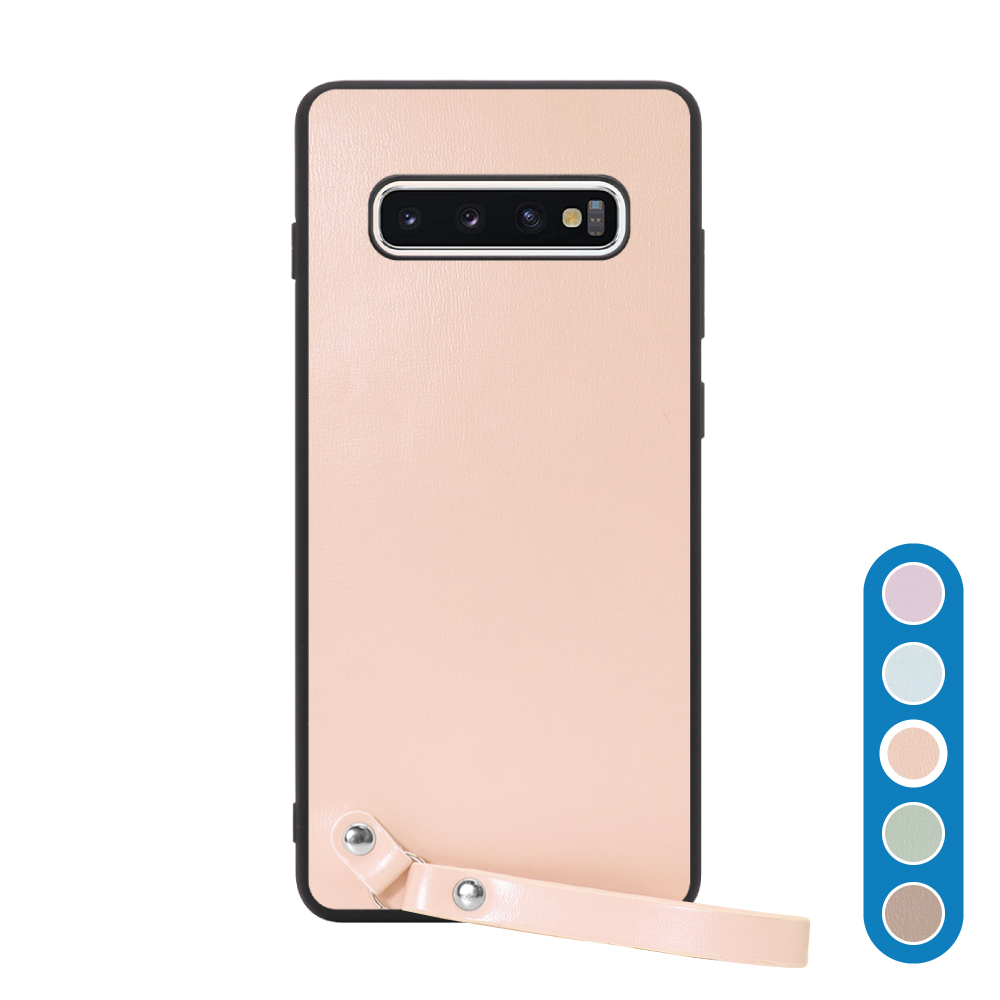 [ LOOF MACARON-SHELL ] Galaxy S10+ SC-04L / SCV42 s10plus s10 plus スマホケース 背面 ケース カバー ハードケース ストラップ付き 本革 ストラップホール [ Galaxy S10+ ]