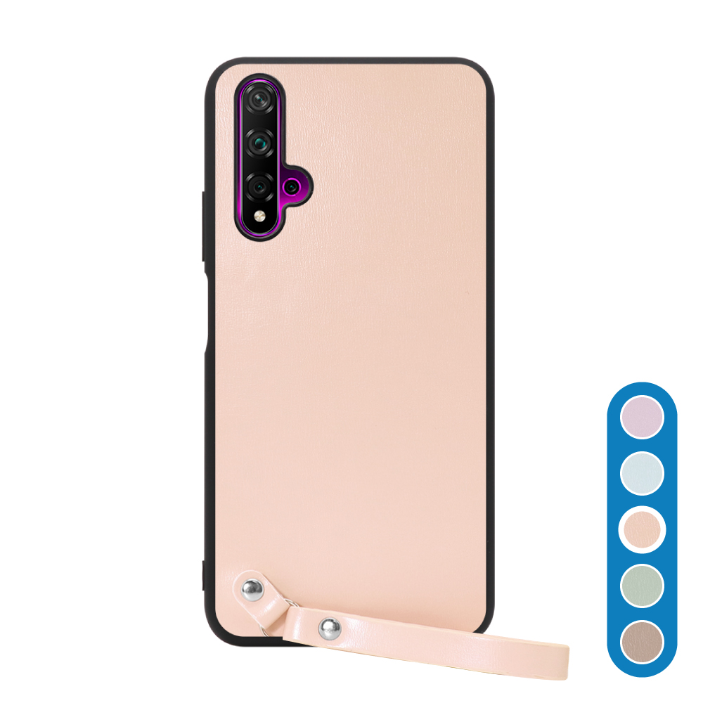 [ LOOF MACARON-SHELL ] HUAWEI nova 5T nova5t スマホケース 背面 ケース カバー ハードケース ストラップ付き 本革 ストラップホール [ HUAWEI nova 5T ]