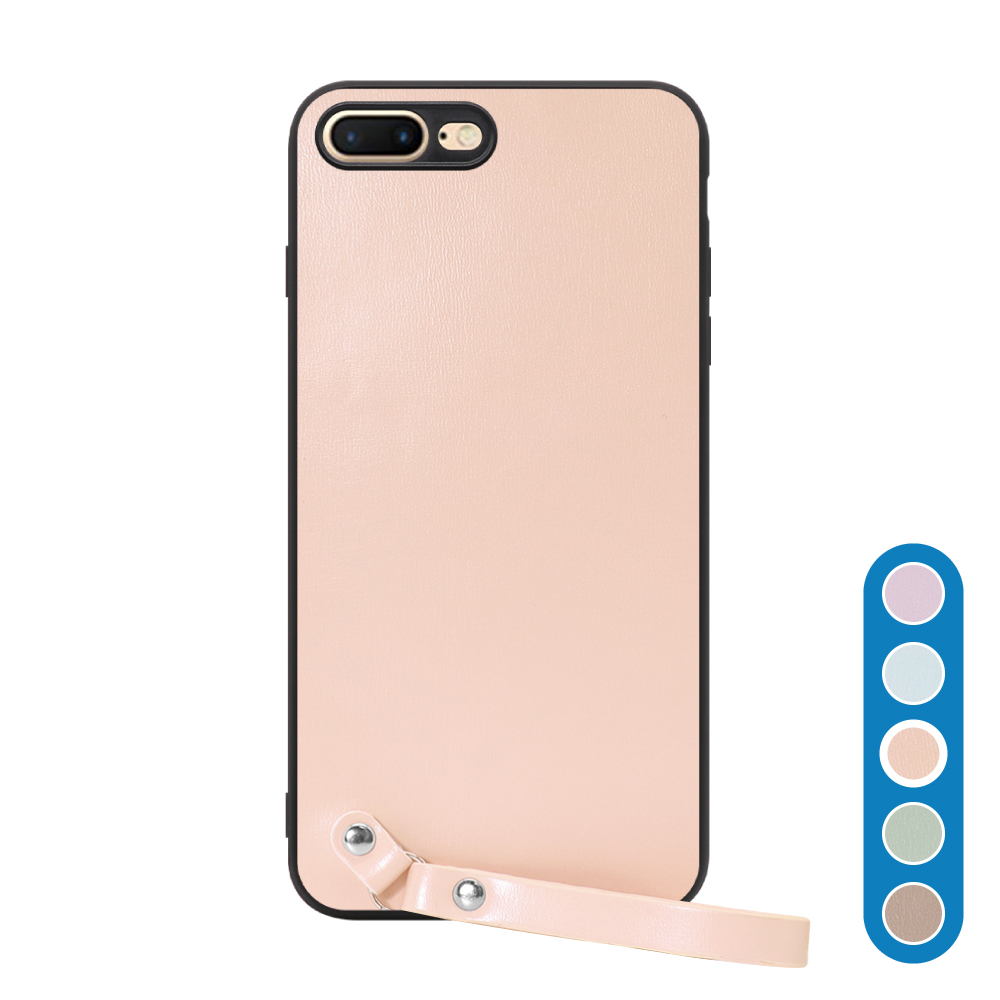 [ LOOF MACARON-SHELL ] iPhone 7 Plus / 8 Plus iphone7plus iphone8plus 7plus 8plus スマホケース 背面 ケース カバー ハードケース ストラップ付き 本革 ストラップホール [ iPhone 7 Plus / 8 Plus ]