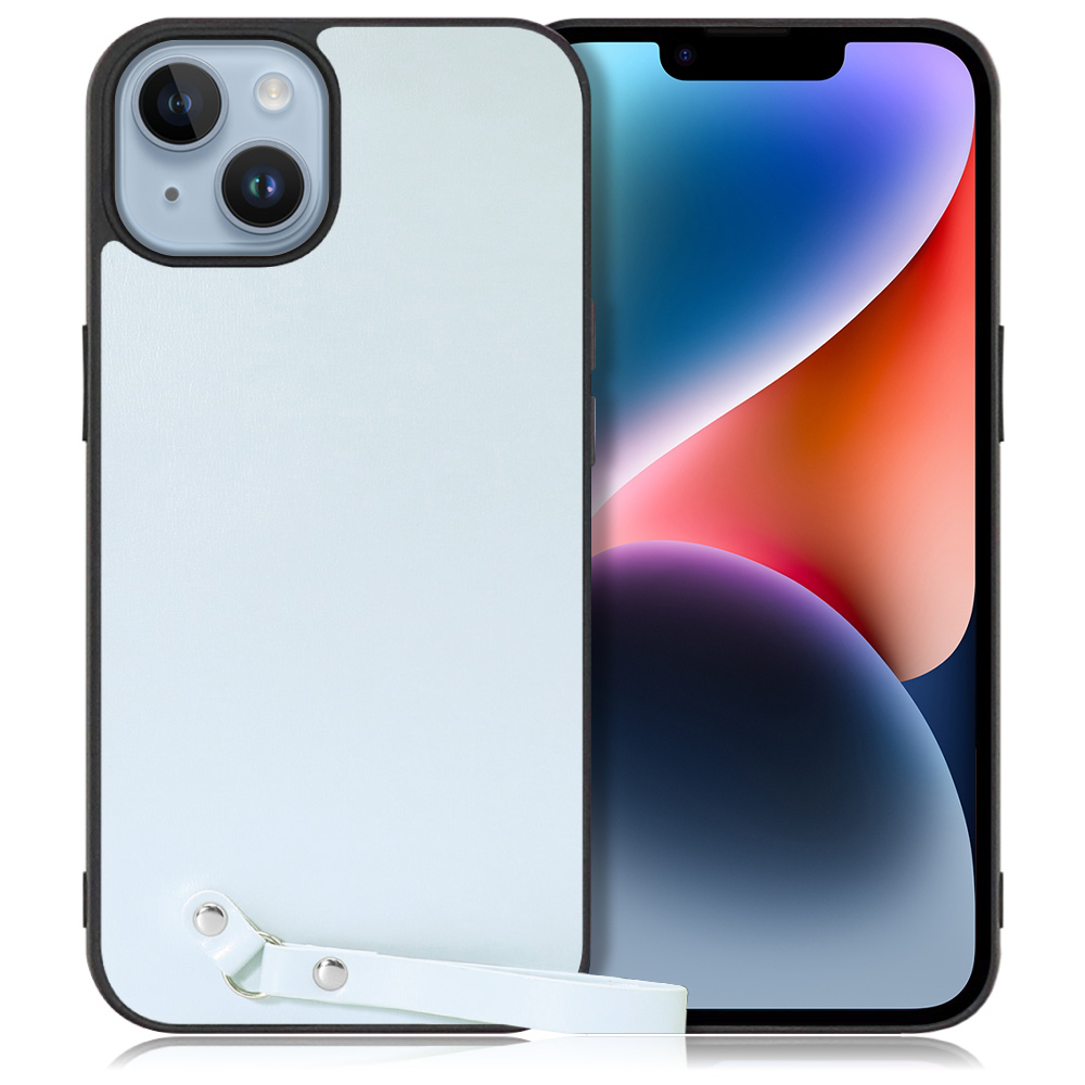 [ LOOF MACARON-SHELL ] iPhone 14 iphone14 スマホケース 背面 ケース カバー ハードケース ストラップ付き 本革 ストラップホール [ iPhone 14 ]